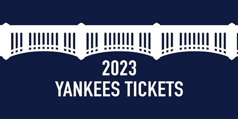 ny yankees tickets 2023
